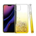 thumbnail image 1 of GSA Liquid Glitter Gradient Candy Case For iPhone 11 (6.1") - Clear/Gold, 1 of 1