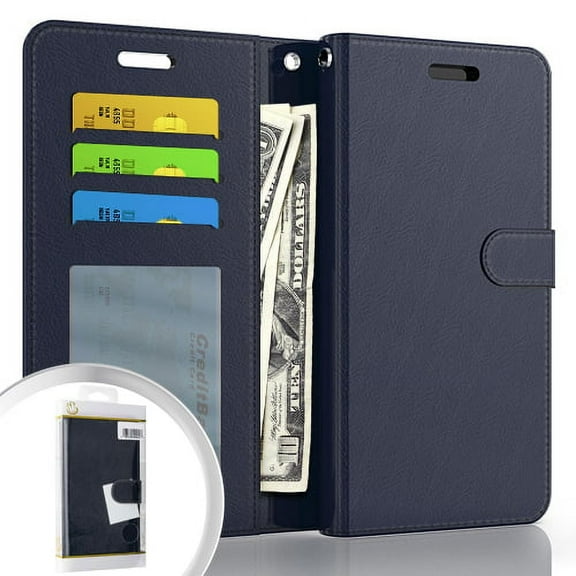 GSA Lux Flip Wallet Case for Samsung Galaxy S21 PLUS (6.7") Blue