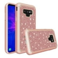 thumbnail image 1 of GSA Luxury Glitter Bling Case for Samsung Galaxy Note 9 - Rose Gold, 1 of 1