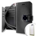 thumbnail image 1 of GSA Magnetic Flip Leather Wallet Case For Samsung Galaxy S8 Plus - Black, 1 of 1
