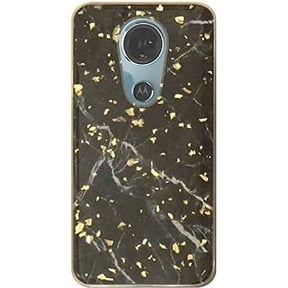 GSA Marble Glitter Case For Motorola Moto E5 Plus, E5 Supra XT1924 Black