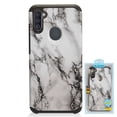 thumbnail image 1 of GSA Marble Hard Case for Samsung Galaxy A11 - White, 1 of 1