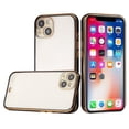 thumbnail image 1 of GSA Phantom Raise Chrome Bumper Case For iPhone XR (6.1") - Clear/Black, 1 of 3