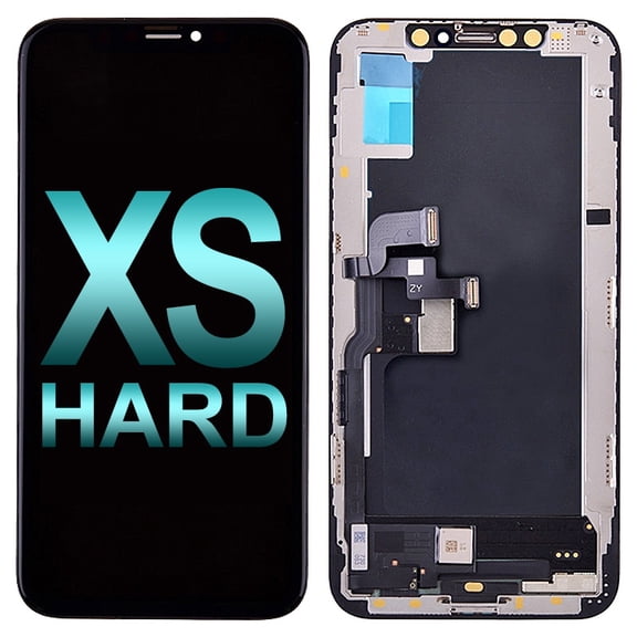 GSA Premium Hard OLED Screen Digitizer Assembly with Frame for iPhone XS (5.8") (Generic Plus) - Black