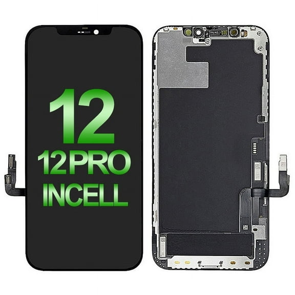 GSA Replacement LCD Screen Digitizer Assembly Frame for iPhone 12/ 12 Pro (Incell) (6.1") Black