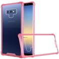 thumbnail image 1 of GSA Shockproof Bumper Case for Samsung Galaxy Note 9 - Clear/Pink, 1 of 1