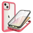 thumbnail image 1 of GSA Shockproof Bumper Case w/Pet Screen Protector For iPhone 13 (6.1") - Red, 1 of 2