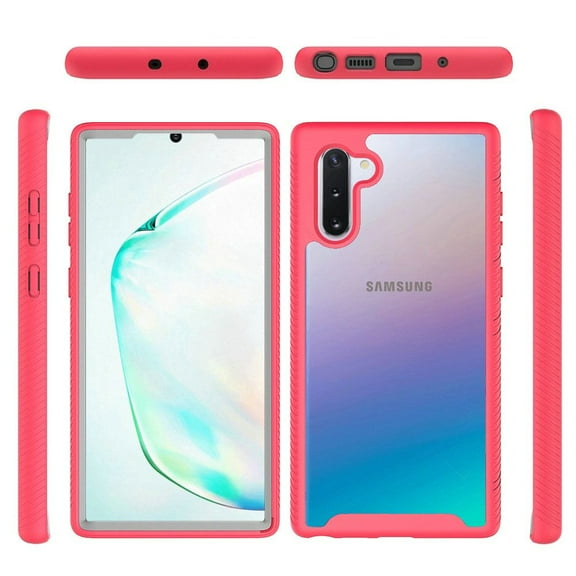 GSA Shockproof HeavyDuty Case for Samsung Galaxy Note 10 (6.3") - Clear/Red