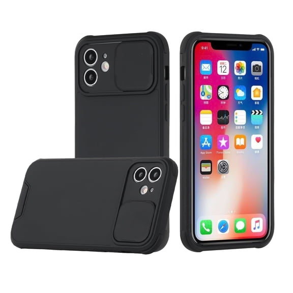 GSA Shockproof Hybrid w/Camera Cover for iPhone 11 (6.1") - Black
