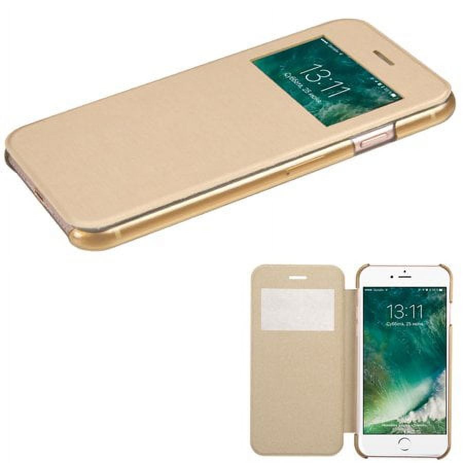 GSA Silk Window Flip Wallet For iPhone SE (2020-22), 8 & 7 (4.7