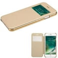 thumbnail image 1 of GSA Silk Window Flip Wallet For iPhone SE (2020-22), 8 & 7 (4.7") Gold, 1 of 4