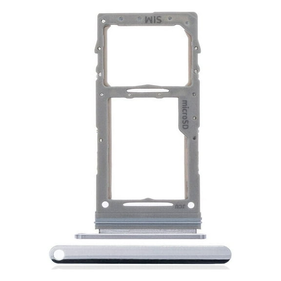 GSA Sim Card Tray For Samsung Galaxy Note10 N970 Aura Glow Silver