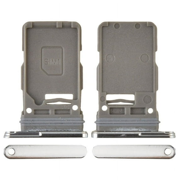 GSA Sim Card Tray Silver for Samsung Galaxy S21 5G, S21 Plus & S21 Ultra
