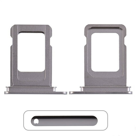 GSA Sim Card Tray for Apple iPhone 11 Pro/ 11 Pro Max - Silver