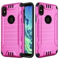 thumbnail image 1 of GSA Slim Armor Brushed Hybrid Case For iPhone X, XS (5.8") Hot Pink/Black, 1 of 4