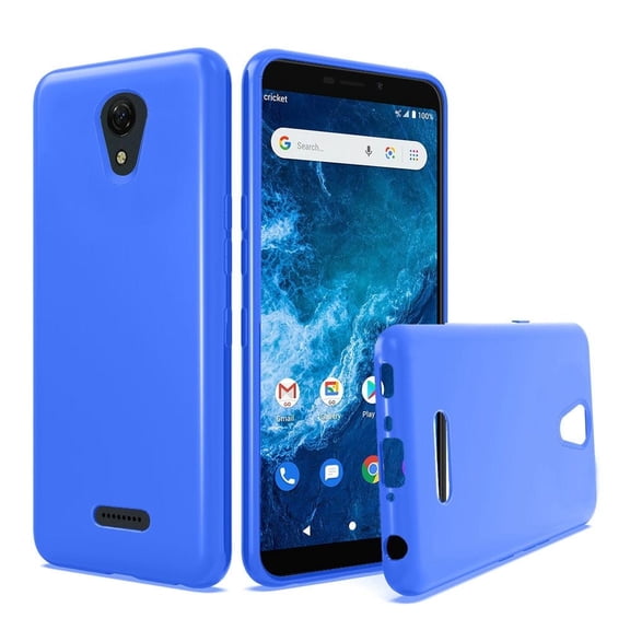 GSA Slim Flexible Candy Case for Cricket Icon 2 - Blue