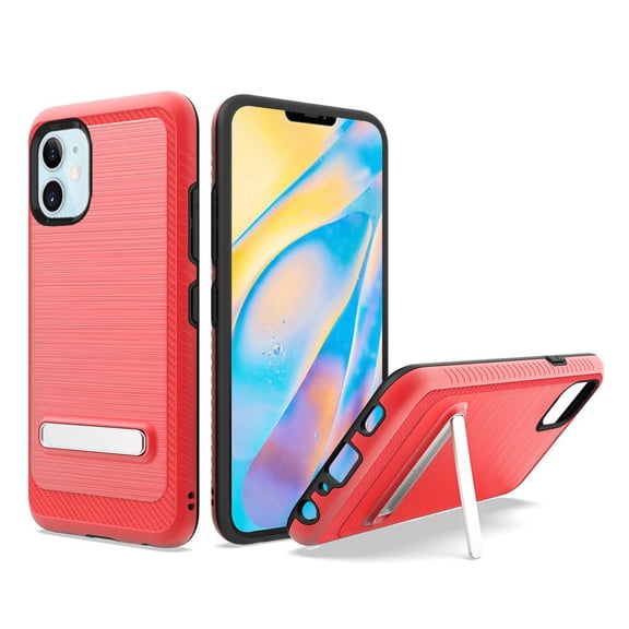 GSA Slim Magnetic Hybrid Case Kickstand for iPhone 12 Mini (5.4") Red