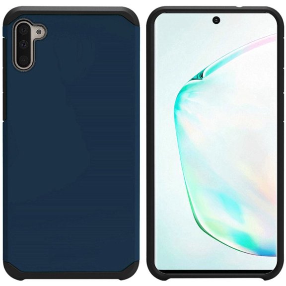 GSA Slim Rubberized Hybrid Case for Samsung Galaxy Note 10 (6.3") - Blue