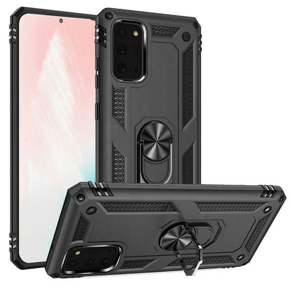 GSA Slim Shockproof Case Magnetic Ring Stand for Samsung Galaxy Note 20 - Gray