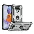 thumbnail image 1 of GSA Slim Shockproof Hybrid Case W/Ring Stand For LG Stylo 6 - Silver/Black, 1 of 1