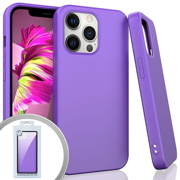 GSA Soft Silicone Candy Case for Apple iPhone 13 Pro (6.1") - Purple