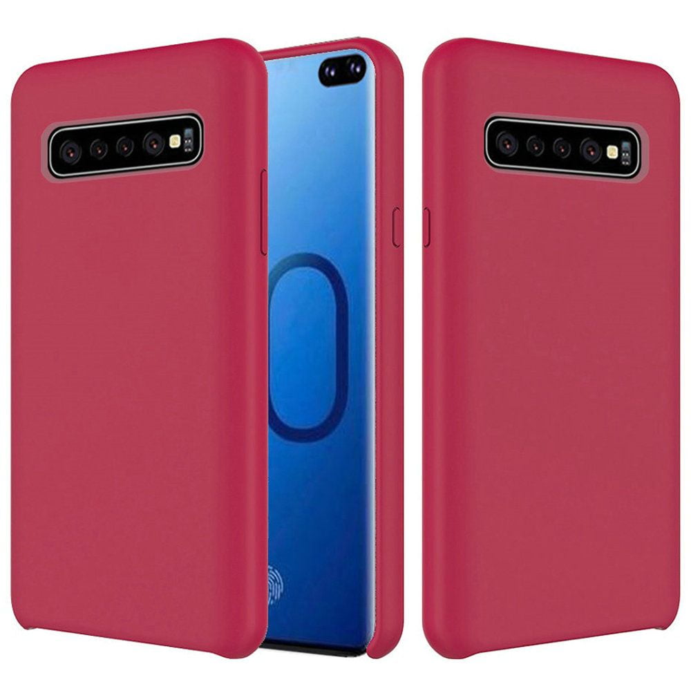 Pink Samsung Silicone Cover S10 Plus GSA Soft Silicone Candy Case