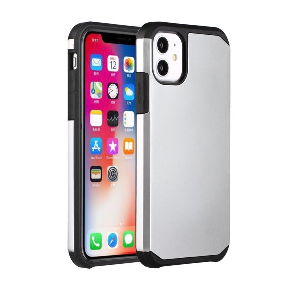 GSA TPU Dual Layer Hybrid Case for Samsung Galaxy S21 Plus Silver