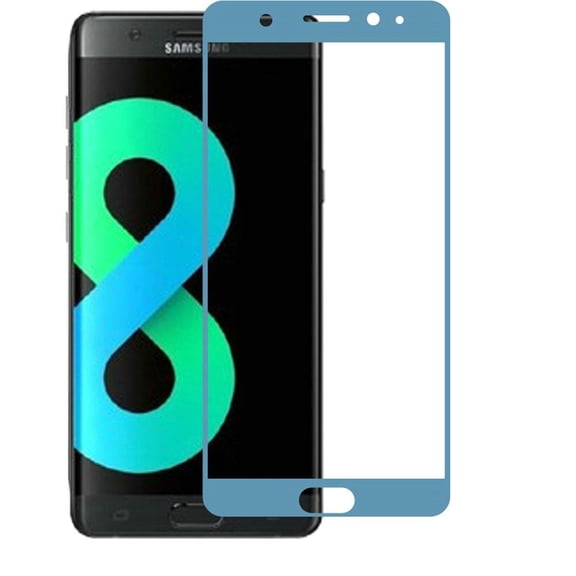 GSA Tempered Glass w/Blue Border For Samsung Galaxy S 8 Plus