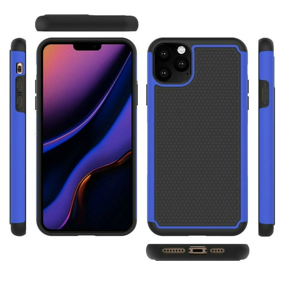 GSA Tough Shockproof Hybrid Case For iPhone 11 PRO (5.8") - Blue/Black