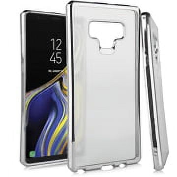 GSA Transparent Bumper Case for Samsung Galaxy Note 9 - Clear/Silver