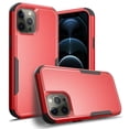 thumbnail image 1 of GSA Tuff Anti-slip Textured Hybrid Case For iPhone 13 Pro (6.1") - Red/Black, 1 of 4