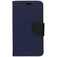 thumbnail image 1 of GSA Two-Tone Flip Wallet Case For Samsung Galaxy J7(2015) J700 - Blue/Black, 1 of 1