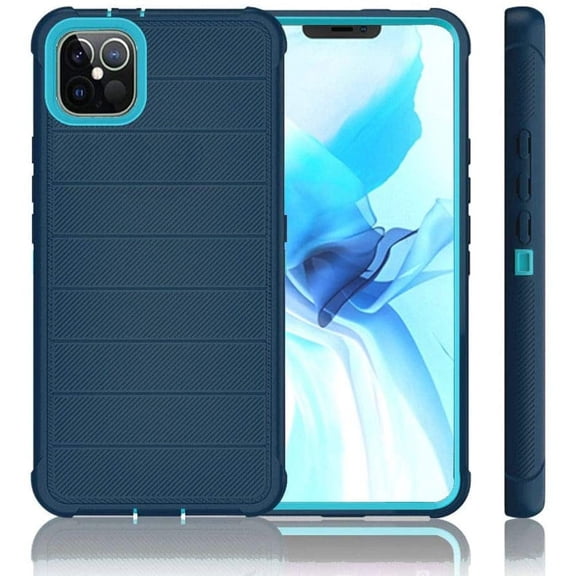 GSA Ultimate Tough Hybrid Case Cover For iPhone 12 Pro Max (6.7") - Blue