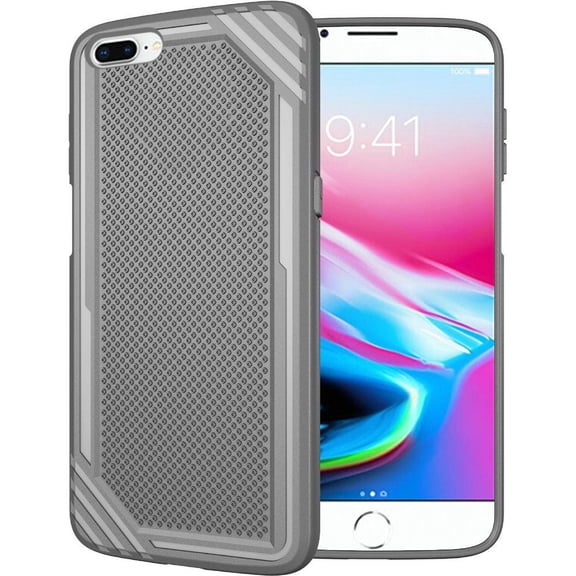 GSA Ultra Armor Candy Case For iPhone 8 Plus, 7 Plus (5.5") Gray