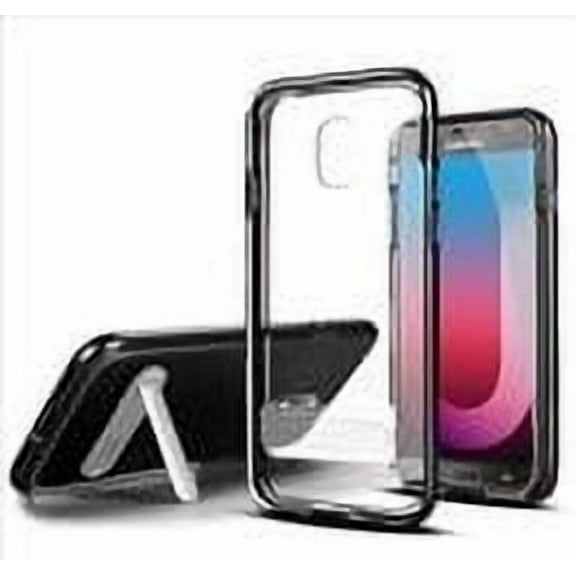 GSA Vitreous Hybrid Kickstand Case For Samsung Galaxy J7 (2018)/J737 - Black