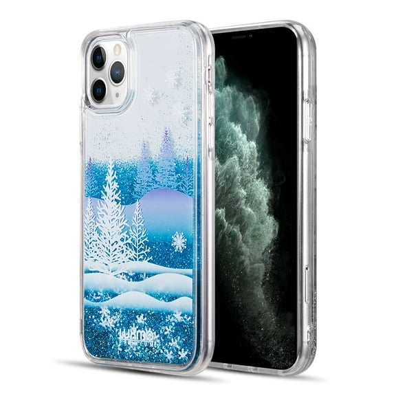 GSA Waterfall Liquid Quicksand Case for iPhone 11 Pro (5.8") - Winter Wonderland