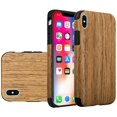 thumbnail image 1 of For Apple iPhone X XS Case, by HR Wireless Wood Grain TPU Rubber Candy Skin Case Cover For Apple iPhone X XS, 1 of 4