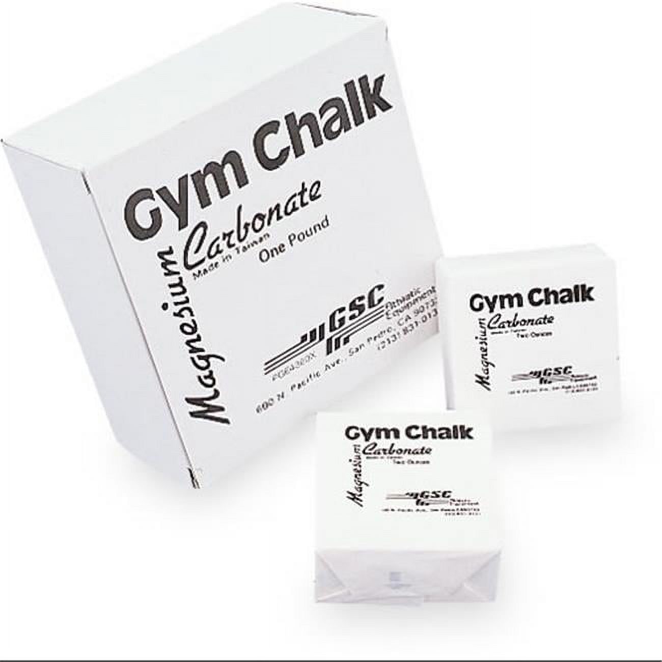GSC 1lb White Gym Chalk For Workouts - image 1 of 2