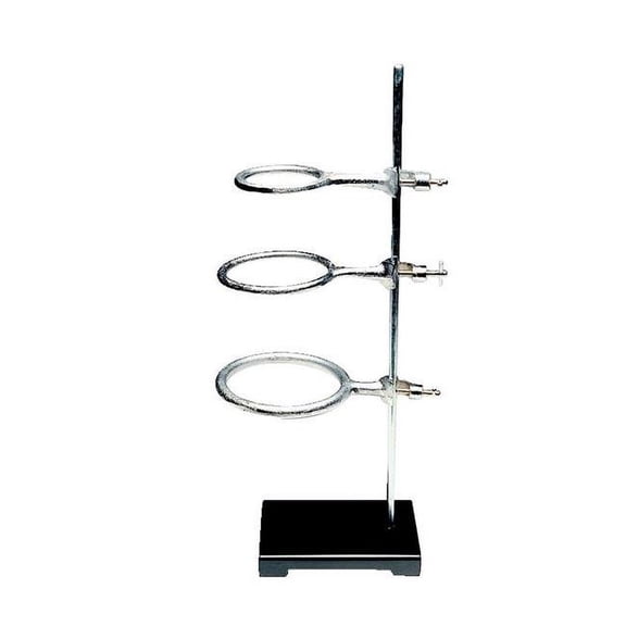 GSC 574239 6 x 4 in. Support Ring Stand & Rings with 2 Rings - 18 in.