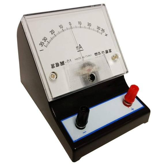 Galvanometer Range -35mA to 35mA.