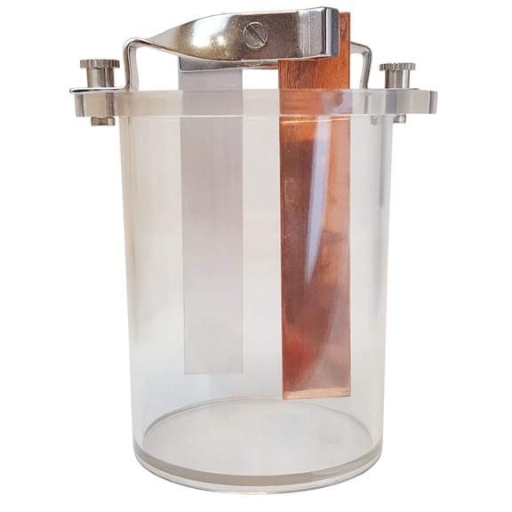 Voltaic Cell with Two Electrodes for Electro-Chemical Experiments