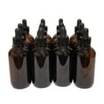 thumbnail image 1 of GSC International 405-6-GR Bottle Flint Glass, Boston Round, Amber Color, 4 ounces, with dropper assembly.  Case of 144., 1 of 1