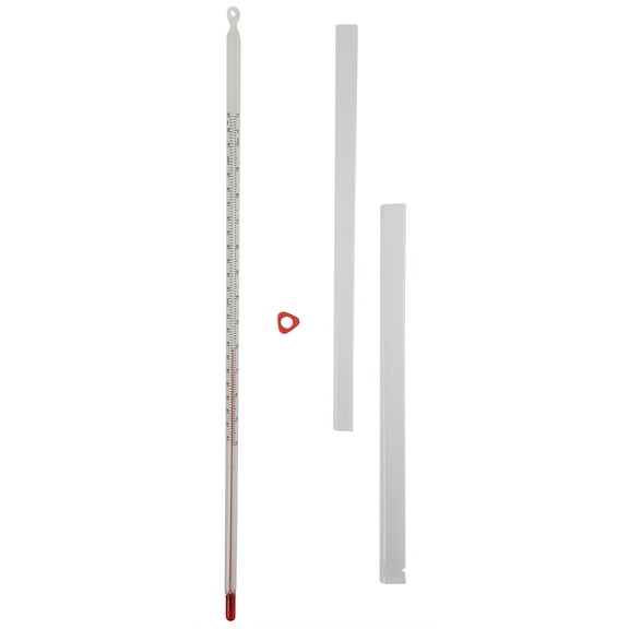 Thermometer, White Back, Total Immersion, Single Scale -20C to 150C, Pk of 10 by Go Science Crazy