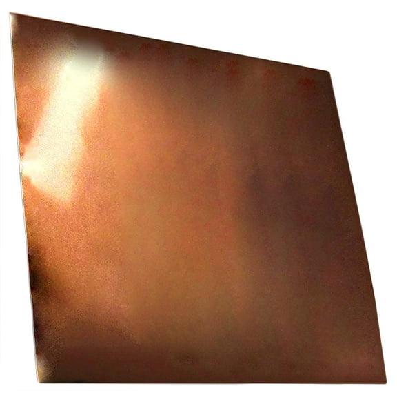 Electrode Material, Copper Sheet, 30 Gauge or 10Mil. Size 12 inches square.