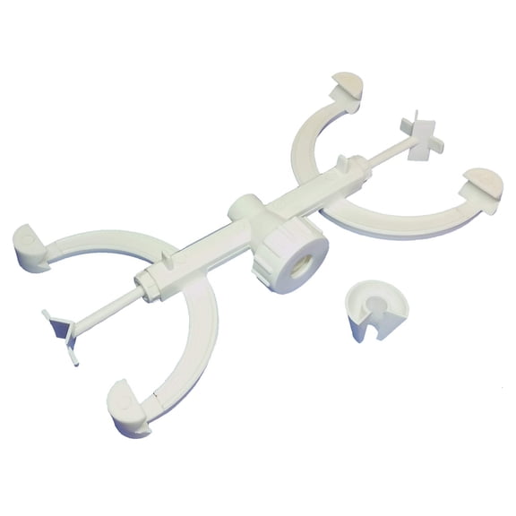 Burette, Double Clamp, Fisher-Type, Polypropylene by Go Science Crazy