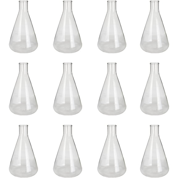 GSC International EF2000-CS Erlenmeyer Flask, Standard Neck, 2000ml, Case of 12
