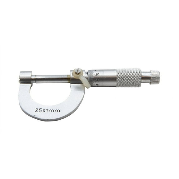Micrometer Basic Screw Gauge; Measuring range 0-25mm Metric