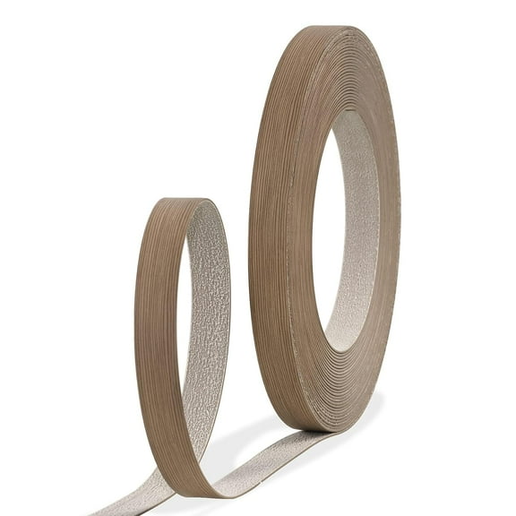 GSCIT Club Edge Banding, 3/4 inch x 25ft roll of Veneer Edge Banding -Pre-glued Flexible,Red Pine PVC Tape Banding for Cabinet Repair Furniture Restoration