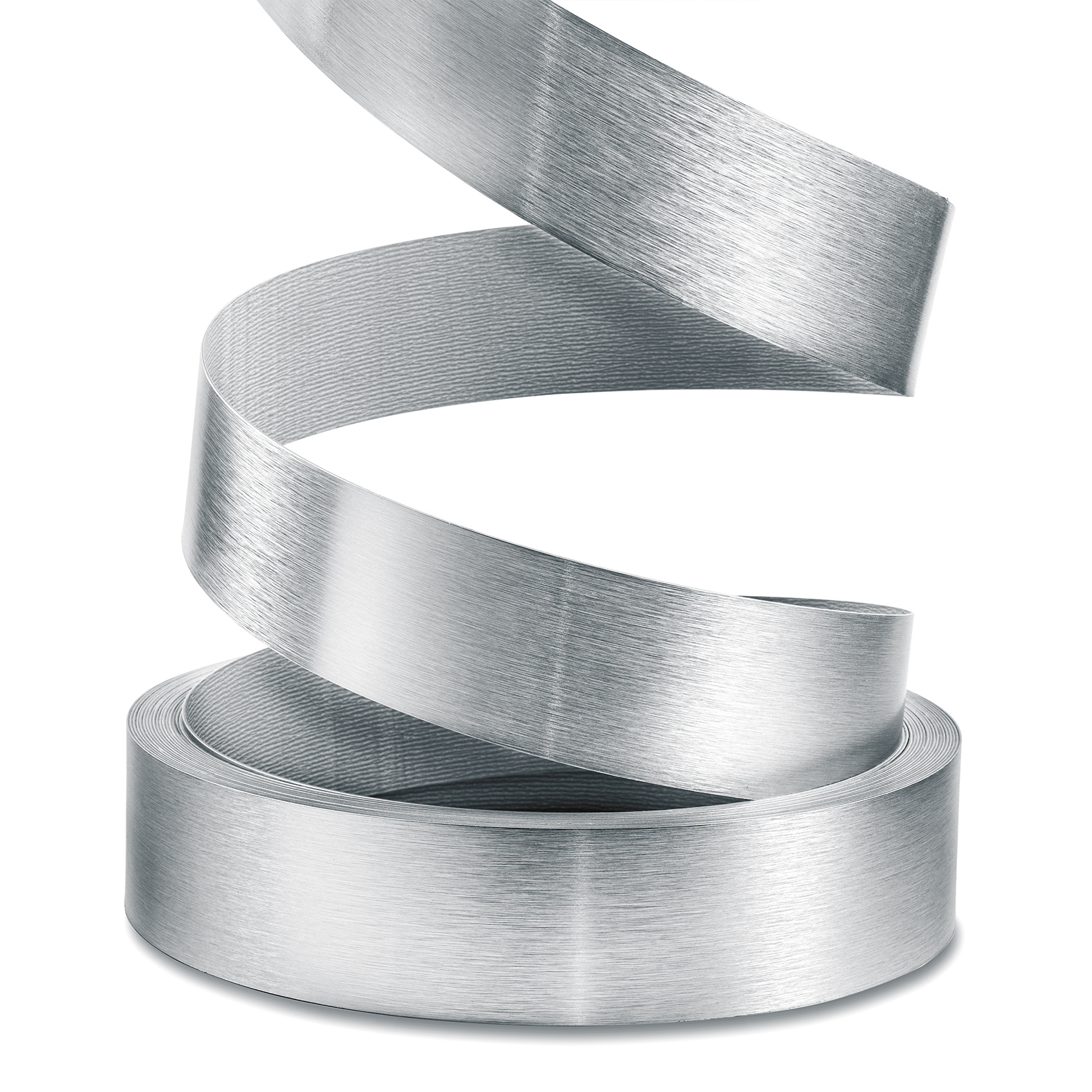 GSCIT Club Grey Silver PVC Edge Banding, 1 1/2" x 100ft Brushed Edge