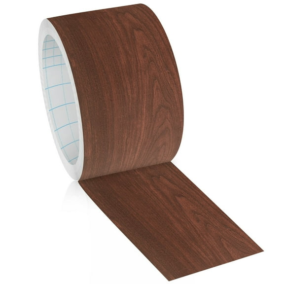 GSCIT Club Wood Grain Repair Tape, 2.4 inch X 25ft Self Adhesive Cherry Grain Repair Patch for Tables, Chairs, Baseboards, Doors, Windows, Floors, Handicraft DIY.